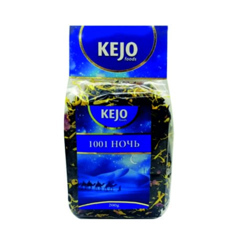 Kejo foods чай черный 1001 ночь, 200 гр